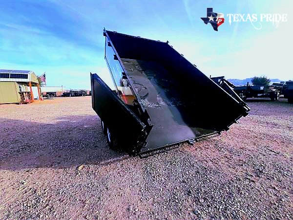 2025 Texas Pride 6X10X2 Bumper Pull Dump Trailer (Tarp)