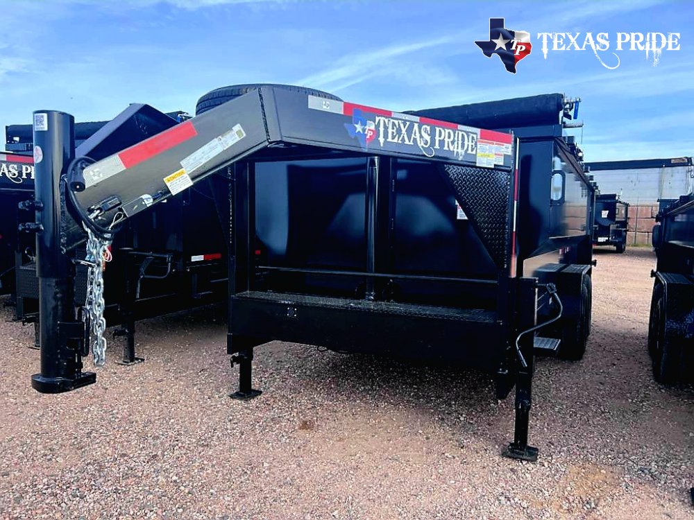 2025 Texas Pride 7x16x4 16k Gooseneck Dump Trailer