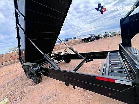 2026 Texas Pride 7x18x3 20k Gooseneck Dump Trailer