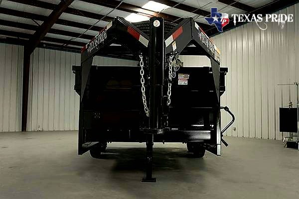 2026 Texas Pride 7x18x3 20k Gooseneck Dump Trailer