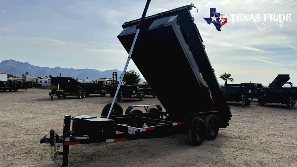 2026 Texas Pride 7X14X2 14K Bumper Pull Dump Trailer