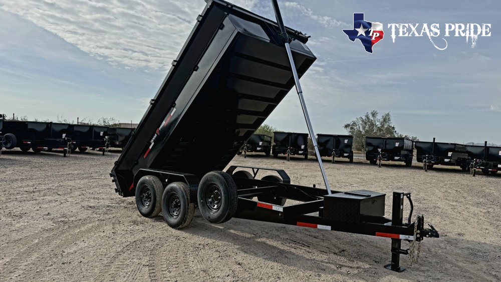 2026 Texas Pride 7X14X2 14K Bumper Pull Dump Trailer