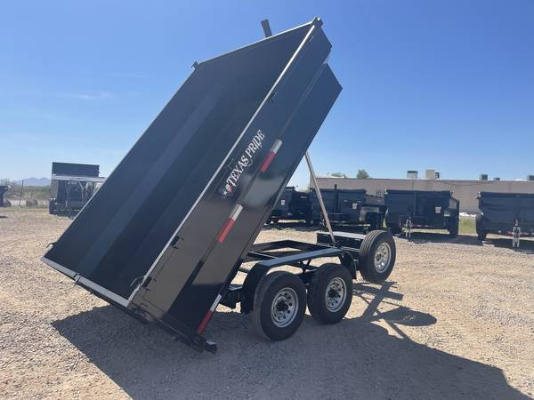 2023 TEXAS PRIDE DUMP TRAILER 7'x12'X3' 14K BP DUMP TRAILER