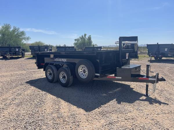 2023 TEXAS PRIDE DUMP TRAILER 7'x12'X3' 14K BP DUMP TRAILER