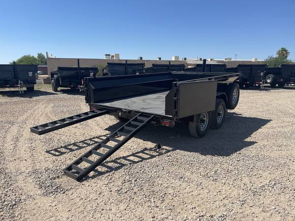 2023 TEXAS PRIDE DUMP TRAILER 7'x12'X3' 14K BP DUMP TRAILER