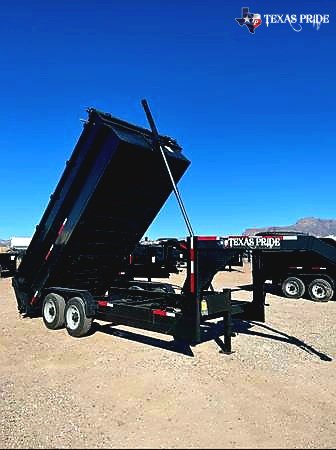2025 Texas Pride 7x14x3 16k Gooseneck Dump Trailer
