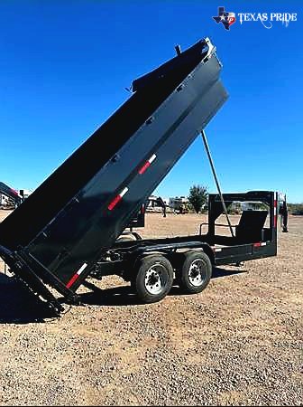 2025 Texas Pride 7x14x3 16k Gooseneck Dump Trailer