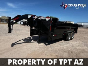 2026 Texas Pride 7X16X2 16K Gooseneck Dump Trailer