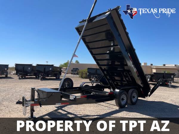 2023 7x16x2 14K BP TEXAS Pride Trailers Dump Special