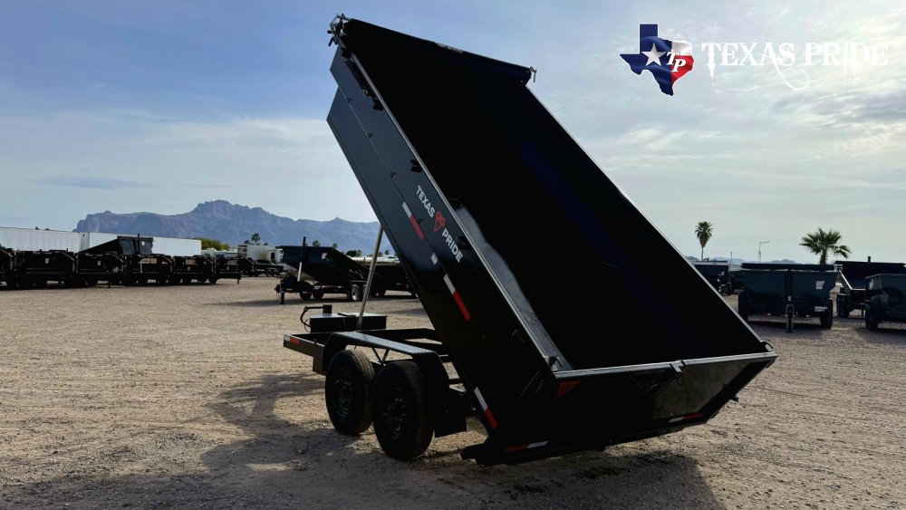 2026 Texas Pride 7X14X3 14K Bumper Pull Dump Trailer