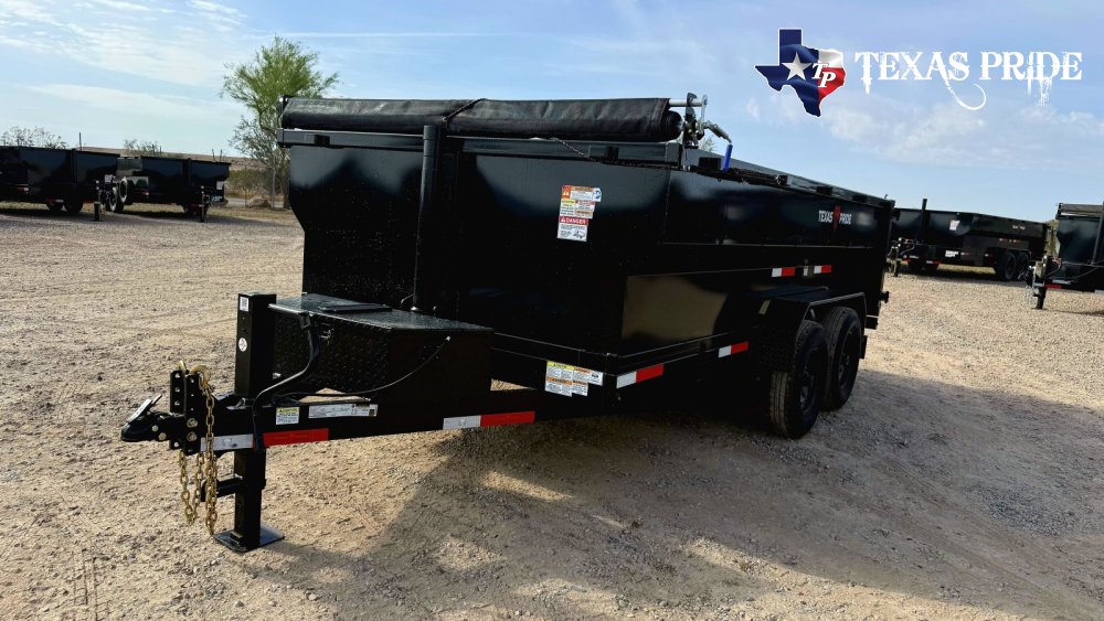 2026 Texas Pride 7X14X3 14K Bumper Pull Dump Trailer