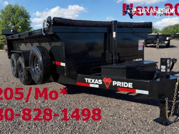 2027 7X14X2 14K Bumper Pull Dump Trailer Texas Pride