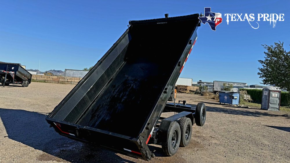 2027 7X14X2 14K Bumper Pull Dump Trailer Texas Pride