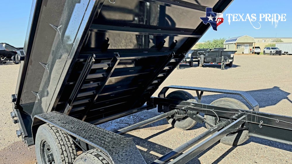 2027 7X14X2 14K Bumper Pull Dump Trailer Texas Pride