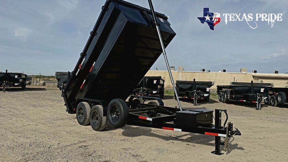 2026 Texas Pride 7X14X3 14K Bumper Pull Dump Trailer