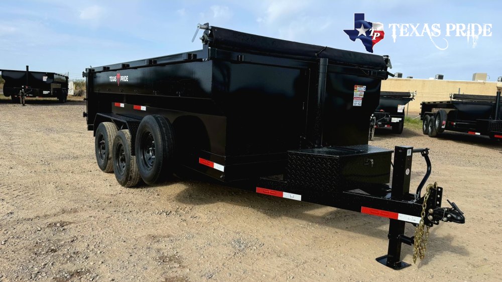 2026 Texas Pride 7X14X3 14K Bumper Pull Dump Trailer