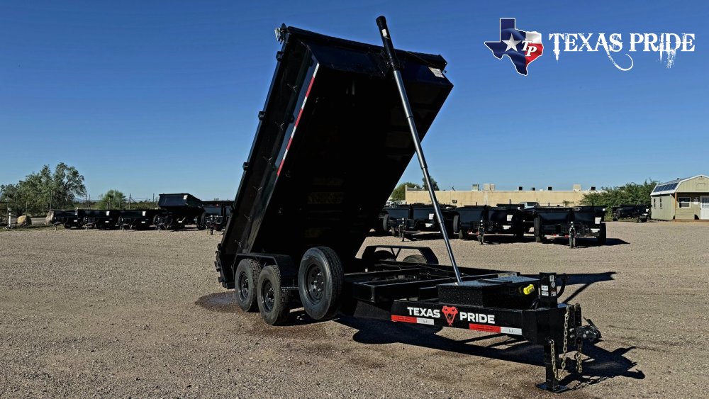 2027 7X14X2 14K Bumper Pull Dump Trailer Texas Pride