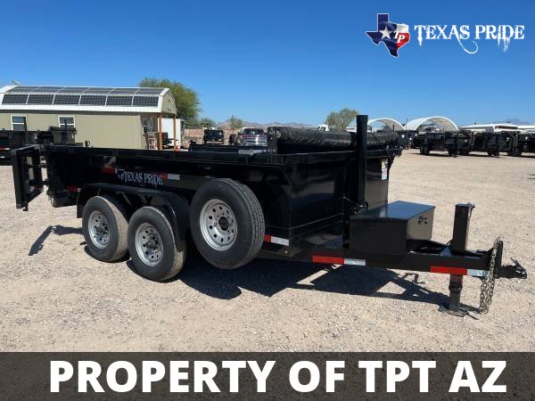 New 7x12x2 14K GVWR BP TEXAS PRIDE TRAILERS