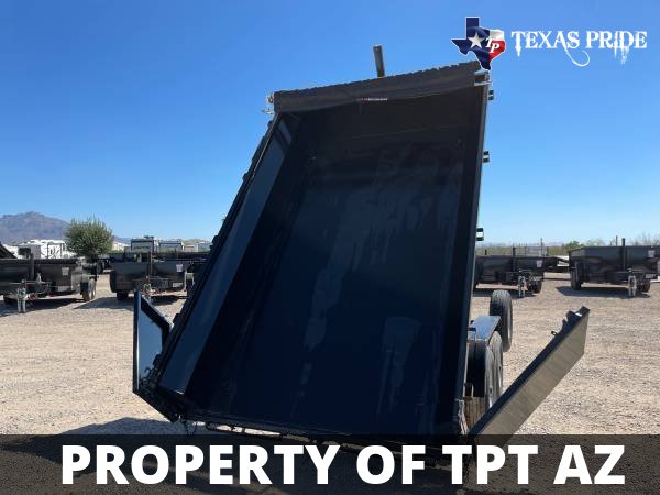 New 7x12x2 14K GVWR BP TEXAS PRIDE TRAILERS