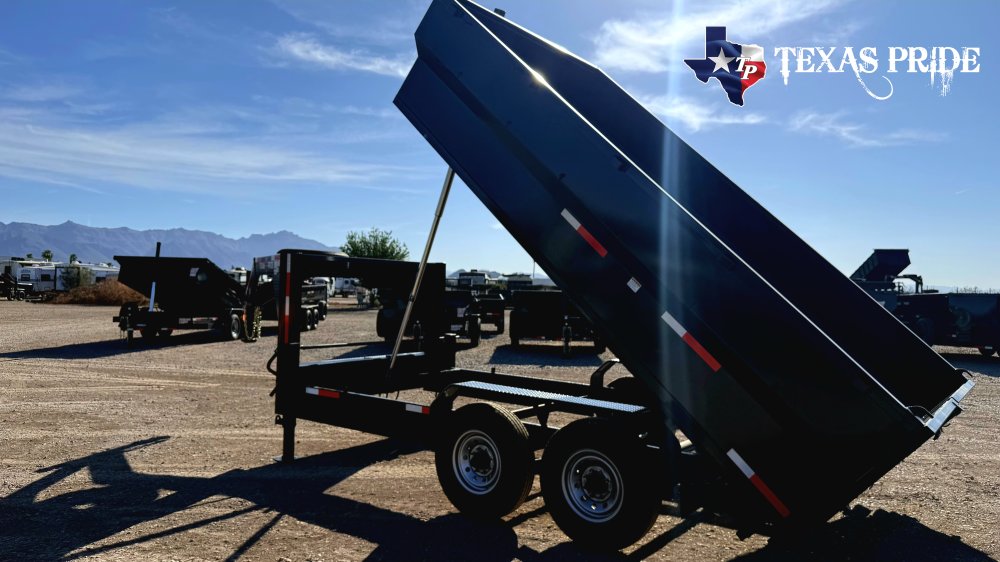 2026 Texas Pride 7x14x3 16k Gooseneck Dump Trailer