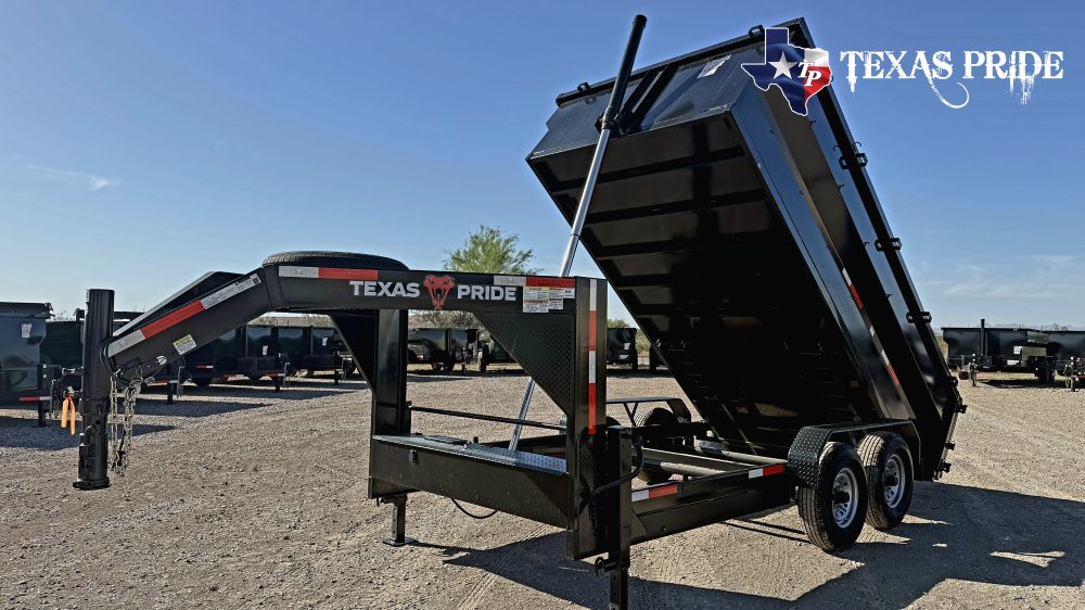 2026 Texas Pride 7x14x3 16k Gooseneck Dump Trailer