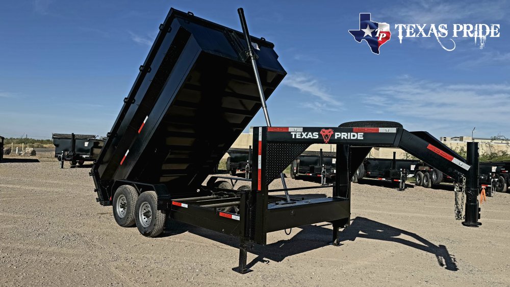 2026 Texas Pride 7x14x3 16k Gooseneck Dump Trailer
