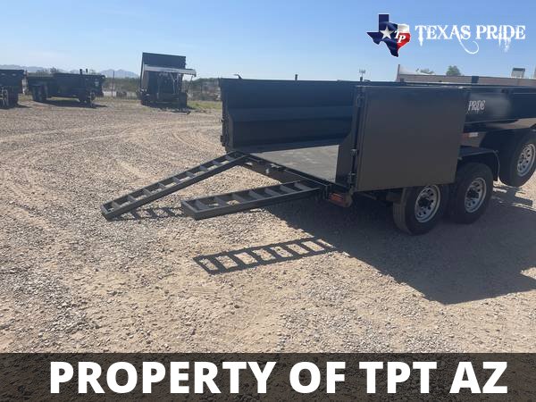 2024 7x12x3 14K GVWR BP $195/mo* TEXAS PRIDE TRAILERS - $9,695