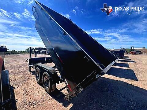 2025 Texas Pride 7x14x4 16K Gooseneck Dump Trailer