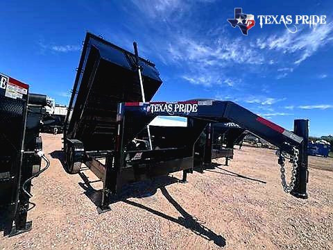 2025 Texas Pride 7x14x4 16K Gooseneck Dump Trailer