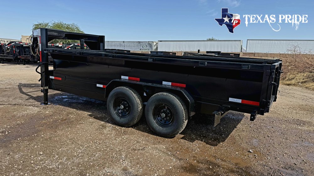 2026 Texas Pride 7X16X2 16K Gooseneck Dump Trailer