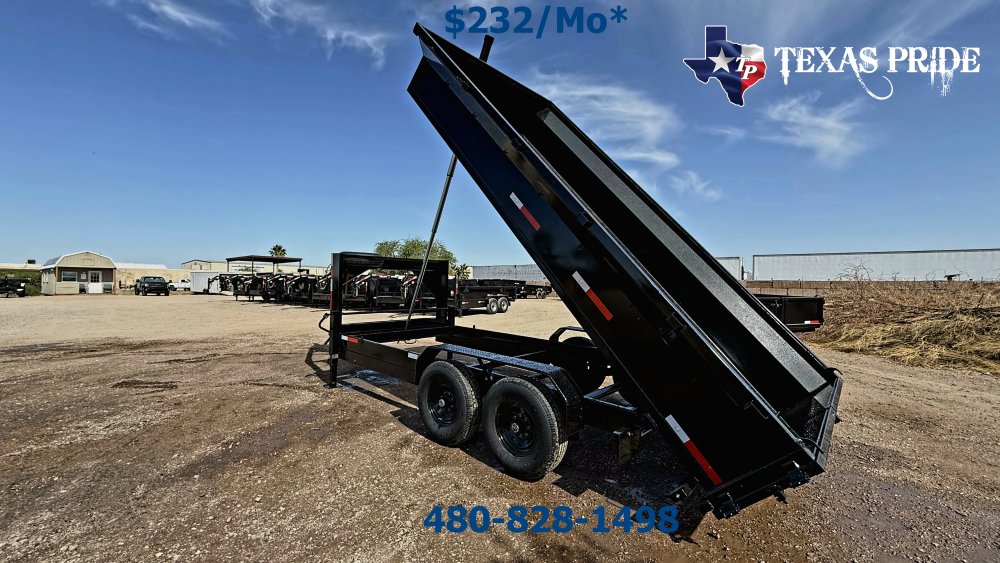 2026 Texas Pride 7X16X2 16K Gooseneck Dump Trailer