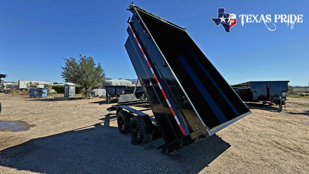 2027 7X12X4 14K Bumper Pull Dump Trailer Texas Pride