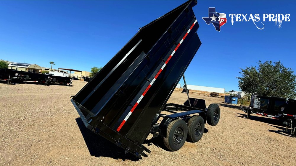 2027 7X12X4 14K Bumper Pull Dump Trailer Texas Pride
