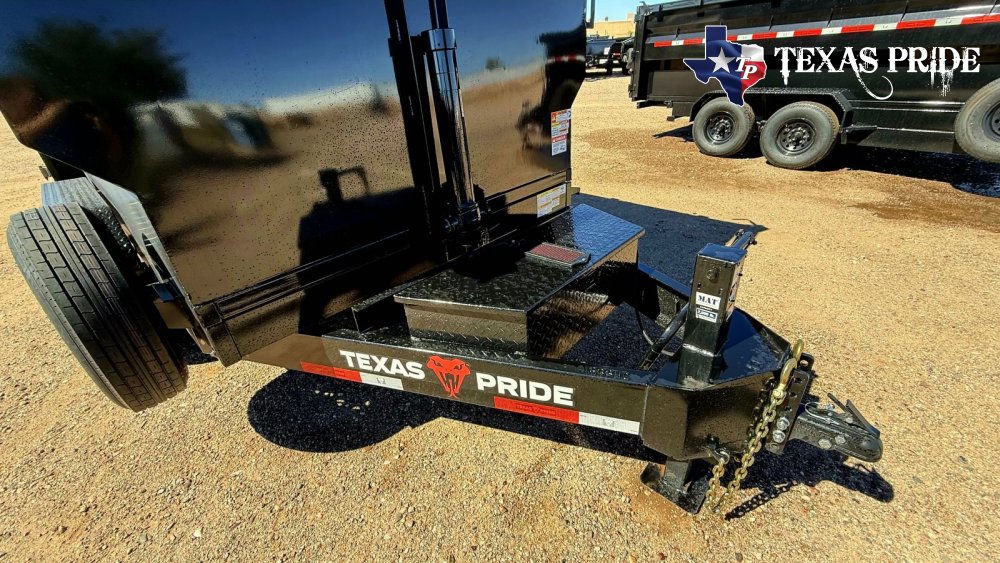 2027 7X12X4 14K Bumper Pull Dump Trailer Texas Pride