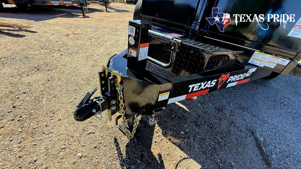 2027 7X12X4 14K Bumper Pull Dump Trailer Texas Pride