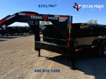 2027 Texas Pride 7x14x3 16k Gooseneck Dump Trailer