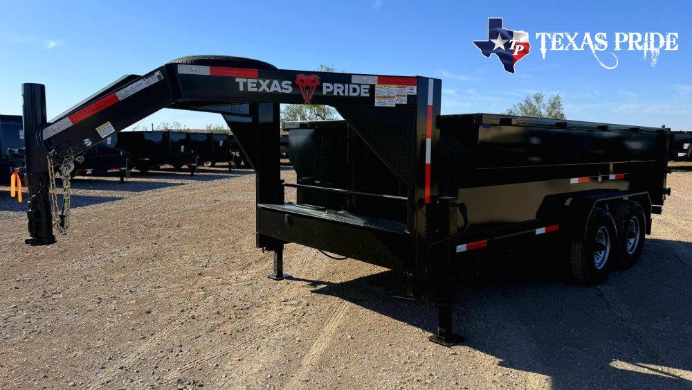 2027 Texas Pride 7x14x3 16k Gooseneck Dump Trailer