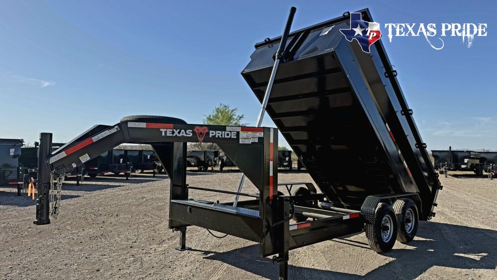 2027 Texas Pride 7x14x3 16k Gooseneck Dump Trailer