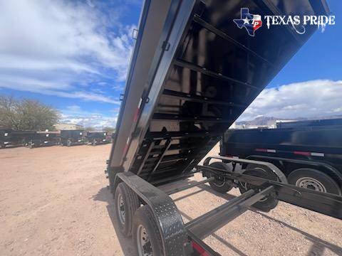 2025 Texas Pride 7x14x2 16k Gooseneck Dump Trailer