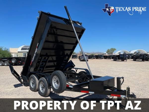 2023 7x12x2 14K GVWR BP TEXAS PRIDE TRAILERS