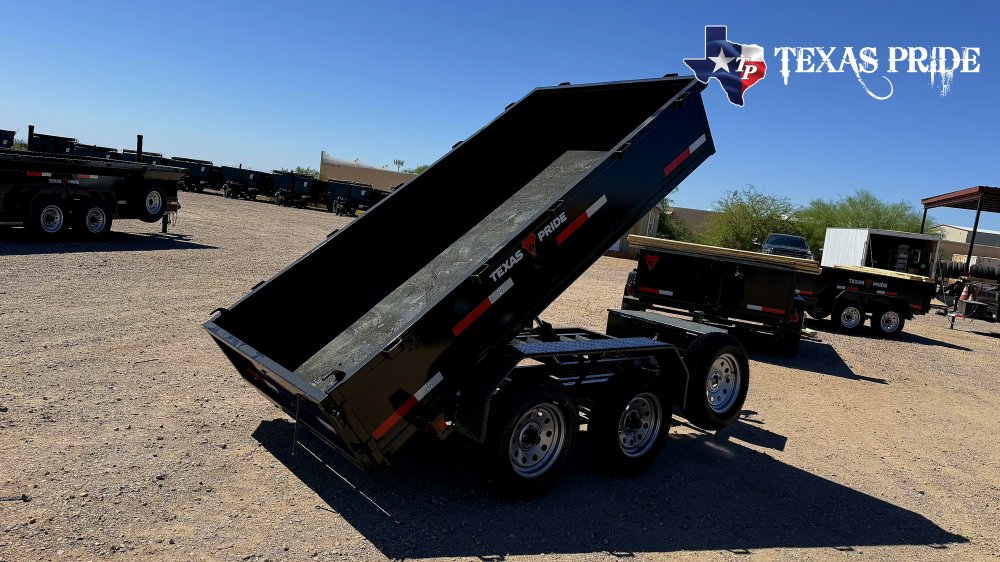2026 Texas Pride 5x10 7k Bumper Pull Dump Trailer