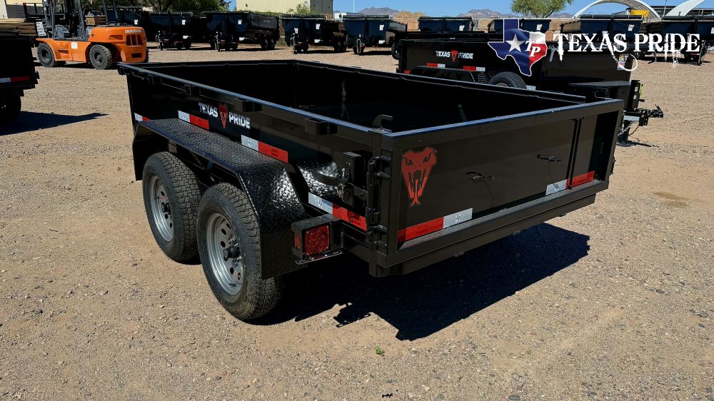 2026 Texas Pride 5x10 7k Bumper Pull Dump Trailer