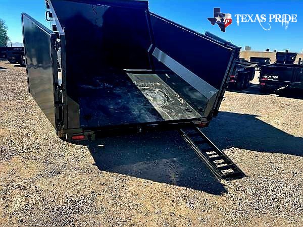 2026 Texas Pride 7x16x4 16k Bumper Pull Dump Trailer