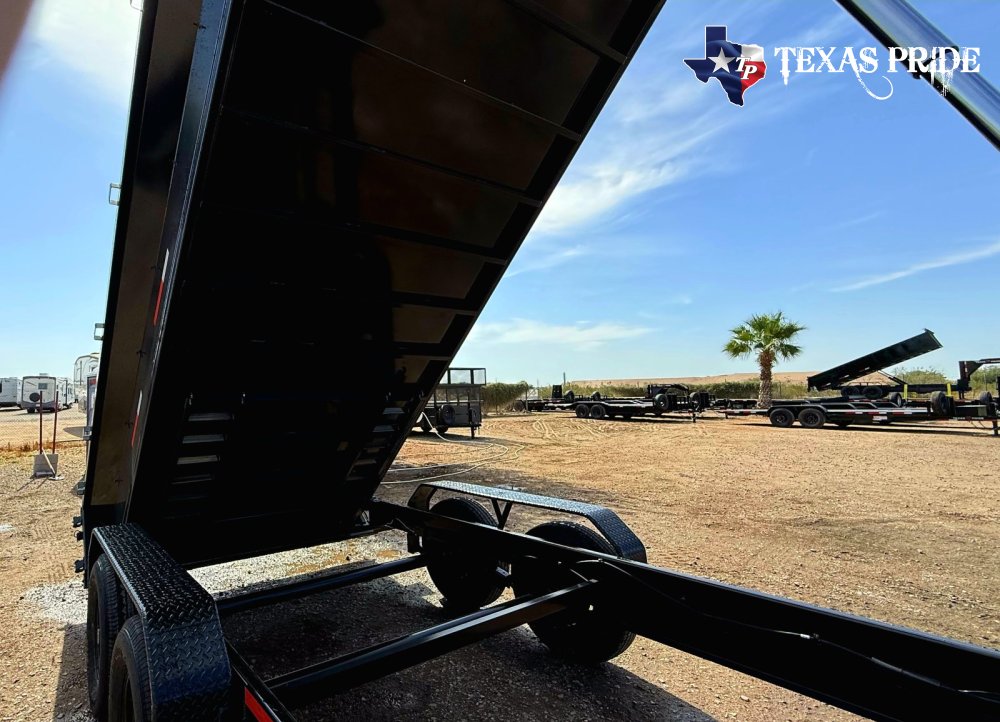 2027 Texas Pride 7X16X2 16K Gooseneck Dump Trailer