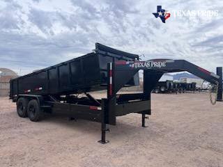 2025 7x18x3 20k Gooseneck Dump Trailer