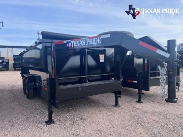 2025 Texas Pride 7x16x4 16K Gooseneck Dump Trailer