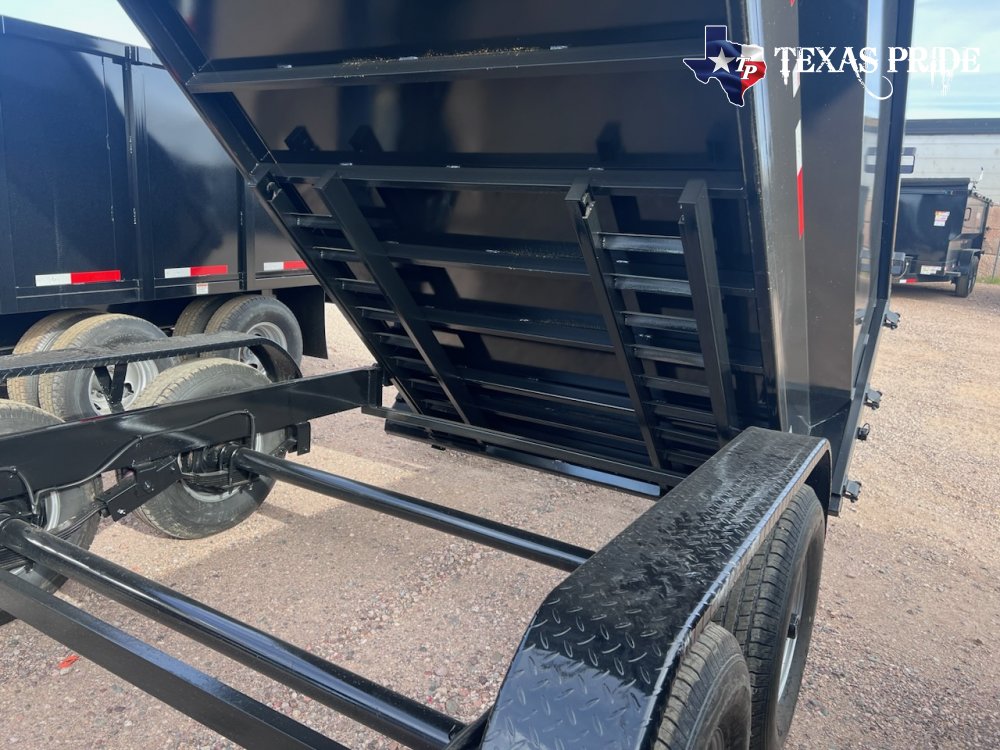 2025 Texas Pride 7x16x4 16K Gooseneck Dump Trailer