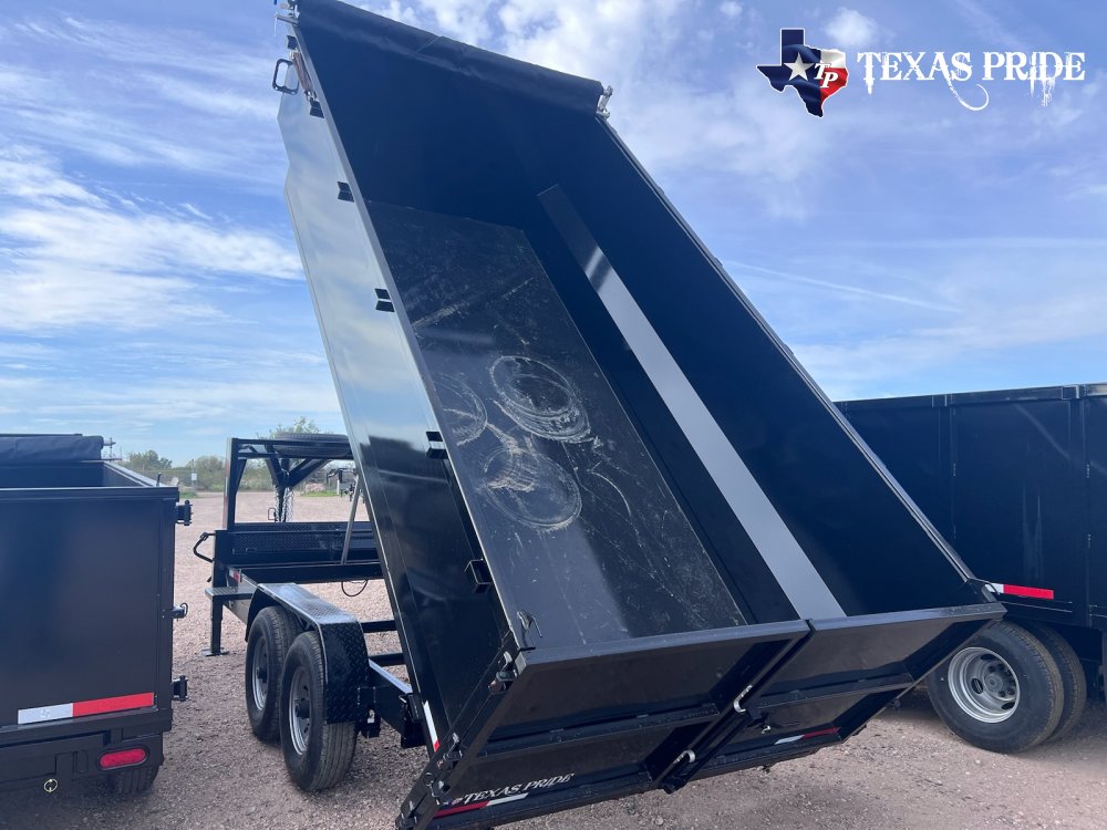 2025 Texas Pride 7x16x4 16K Gooseneck Dump Trailer