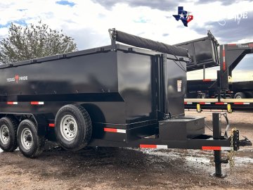 2026 Texas Pride 7x16x4 16K Bumper Pull Dump Trailer