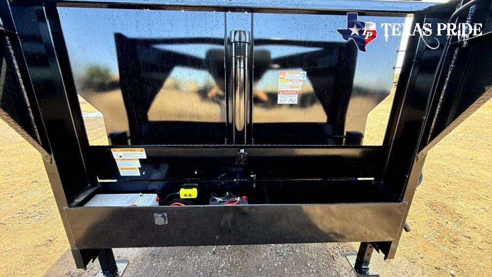 2027 7x16x4 16k Gooseneck Dump Trailer Texas Pride